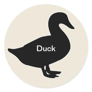 20x Stickers Meal Choice Duck