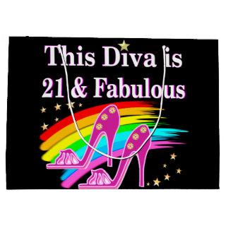 21ST SHOE QUEEN LARGE GIFT BAG