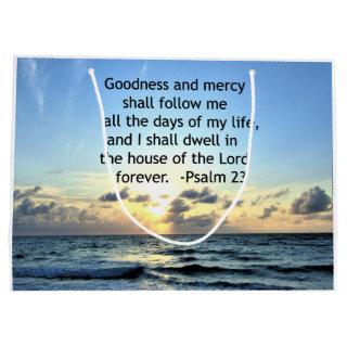 23RD PSALM SUNRISE PHOTO DESIGN LARGE GIFT BAG