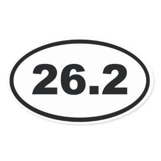 26.2 OVAL STICKER