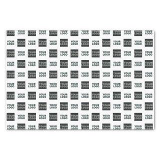 2 Logo's Simple Repeating Logo | White Tissue Paper