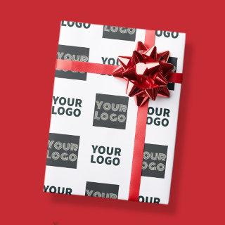 2 Logo's Simple Repeating Logo | White