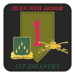 2D BN 70TH ARMOR 1ST INFANTRY STICKERS