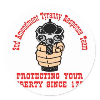 2nd Amendment Protecting Liberty Since 1776 Classic Round Sticker
