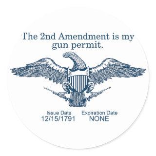 2nd Amendment Sticker
