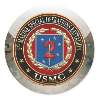 2nd MSOB [3D] Classic Round Sticker