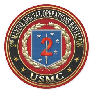 2nd MSOB [3D] Classic Round Sticker