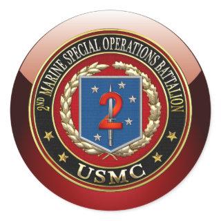 2nd MSOB [3D] Classic Round Sticker