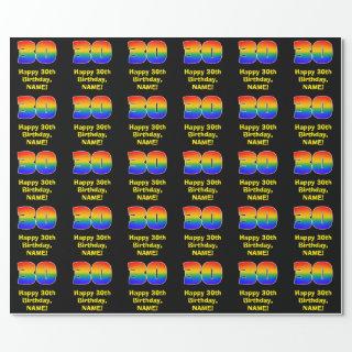 30th Birthday: Fun, Colorful Rainbow Inspired # 30