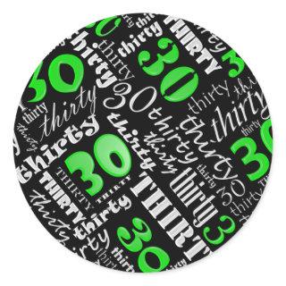 30th Birthday Party Sticker