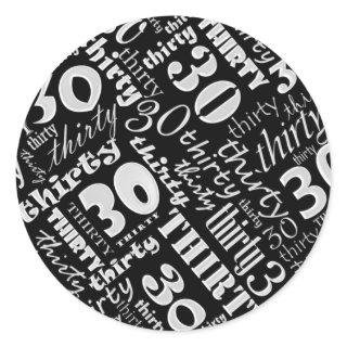 30th Birthday Party Sticker