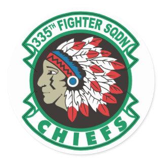 335th Fighter Squadron Classic Round Sticker