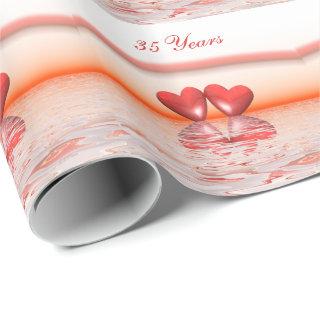 35th Anniversary Coral Hearts
