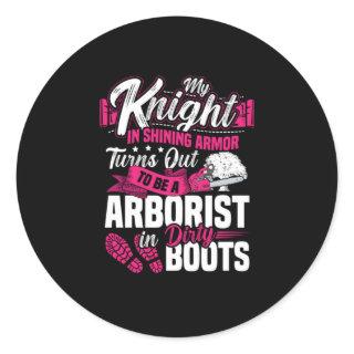 37.Arborist for a Tree trimmer Classic Round Sticker