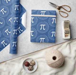 3.14 Pi Number Spiral Blue Pi Day