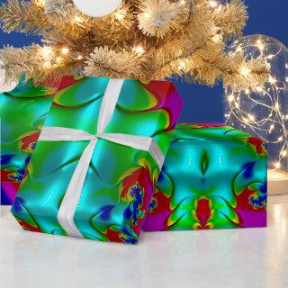~ 3D Multicoloured Glossy Fractal ~ Christmas
