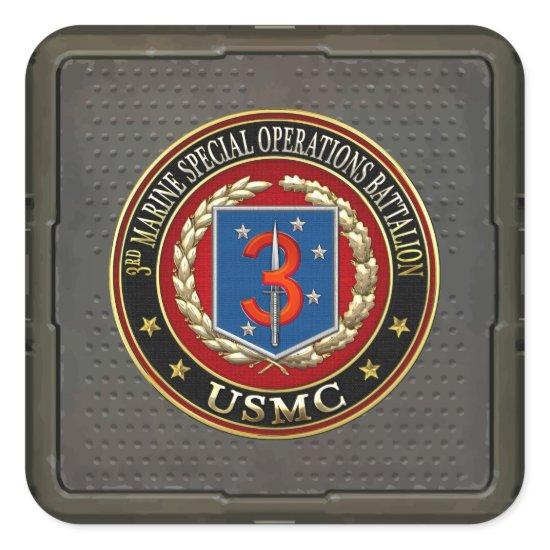 3rd MSOB [3D] Square Sticker
