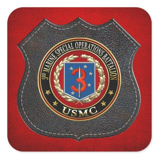 3rd MSOB [3D] Square Sticker