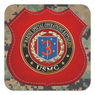3rd MSOB [3D] Square Sticker