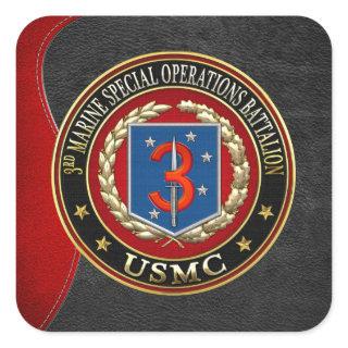3rd MSOB [3D] Square Sticker