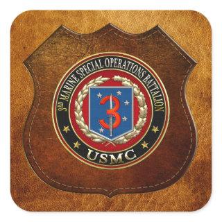 3rd MSOB [3D] Square Sticker
