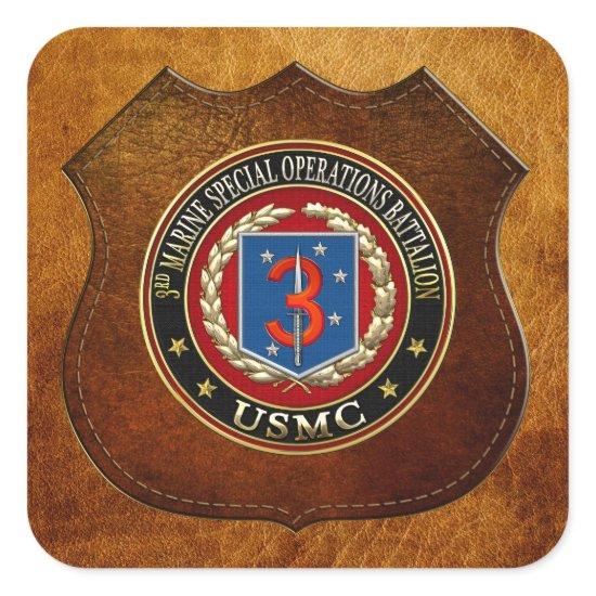 3rd MSOB [3D] Square Sticker