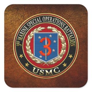 3rd MSOB [3D] Square Sticker