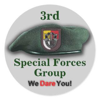 3rd Special forces  green berets veterans Sticker