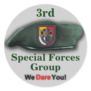 3rd Special forces  green berets veterans Sticker