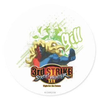 3rd Strike Gill Classic Round Sticker