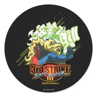 3rd Strike Gill Classic Round Sticker