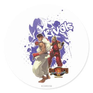3rd Strike Rivals Classic Round Sticker
