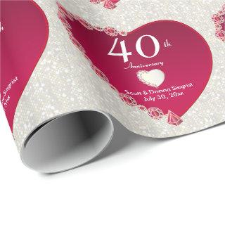 40th Ruby Anniversary | DIY Text