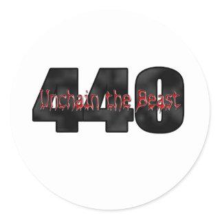 440 Mopar Beast Classic Round Sticker