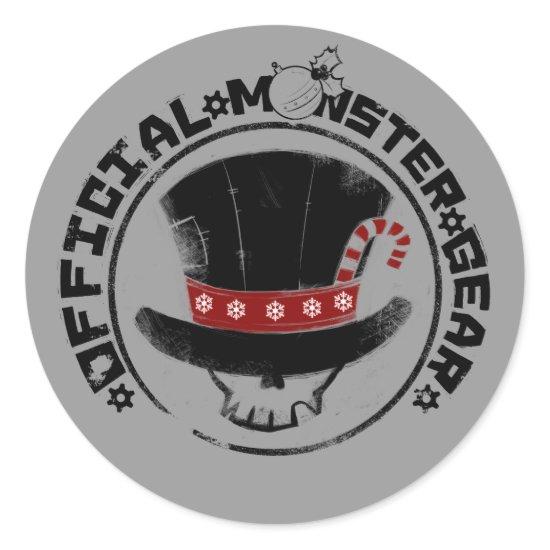 4 Little Monsters - Andy Holiday Logo Classic Round Sticker