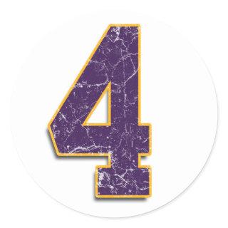 #4 Vikings Brett Favre sticker