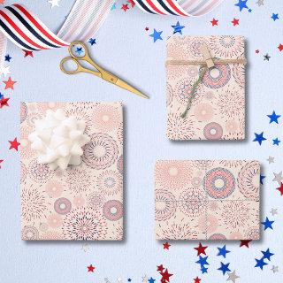 4th of July Independence Day Firecrackers Pattern  Sheets