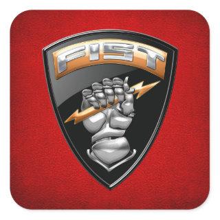 [500] Forward Observer (FIST) [Emblem] Square Sticker