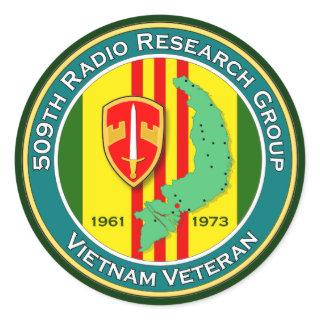 509th RRG - ASA Vietnam Classic Round Sticker