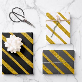 50 and Fabulous Black White Grey  and Gold  Sheets