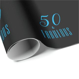 50 & Fabulous Sky Blue Black