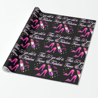 50TH BIRTHDAY PINK DIVA DESIGN