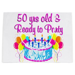 50TH PARTY DIVA LARGE GIFT BAG