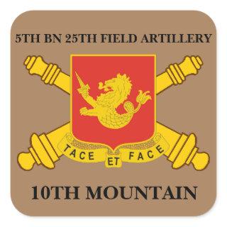 5TH BN 25TH FIELD ARTILLERY 10TH MOUNTAIN STICKERS