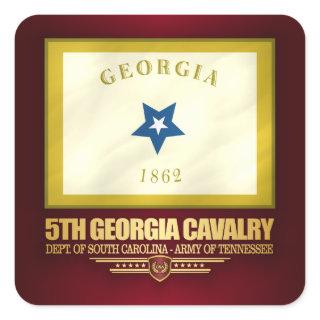 5th Georgia Cavalry Square Sticker