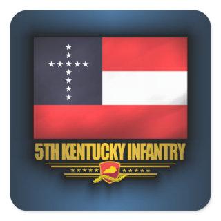 5th Kentucky Infantry Square Sticker