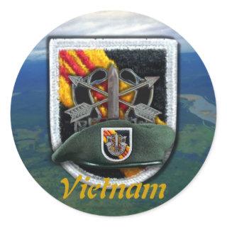5th Special forces Green Berets flash nam Sticker