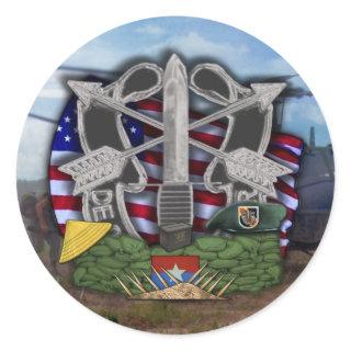 5th Special forces Green Berets vietnam Sticker