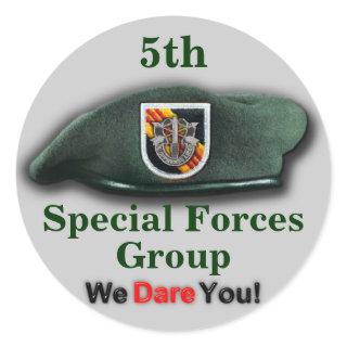 5th Special forces vietnam war flash Sticker