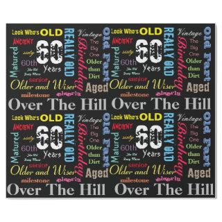 60th Happy Birthday in a Graffiti Style